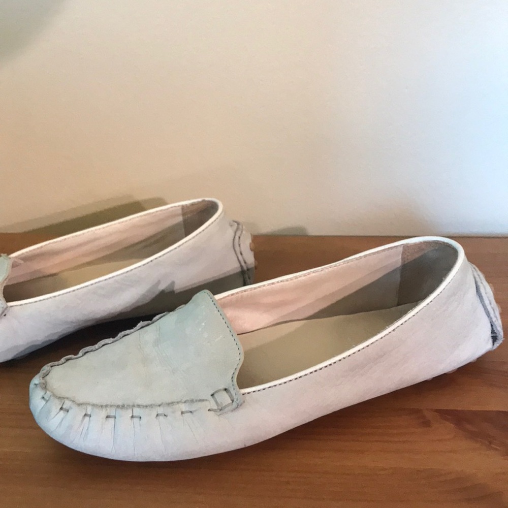 Suede Leather Driving Loafers